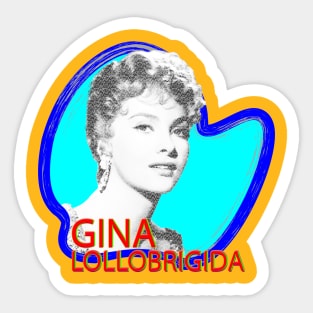 Gina Lollobrigida Classic Tribute Sticker